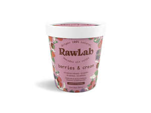 Helado saludable RawLab sabor berries & cream
