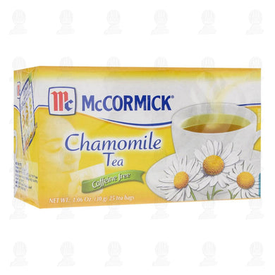 Cajas Té de Manzanilla McCormick 30 g con 25 sobres