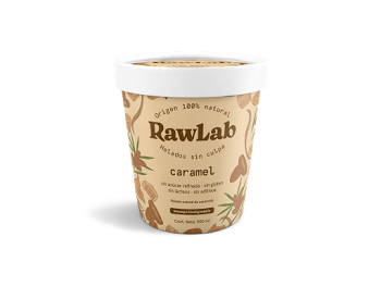 Helado saludable RawLab sabor caramelo
