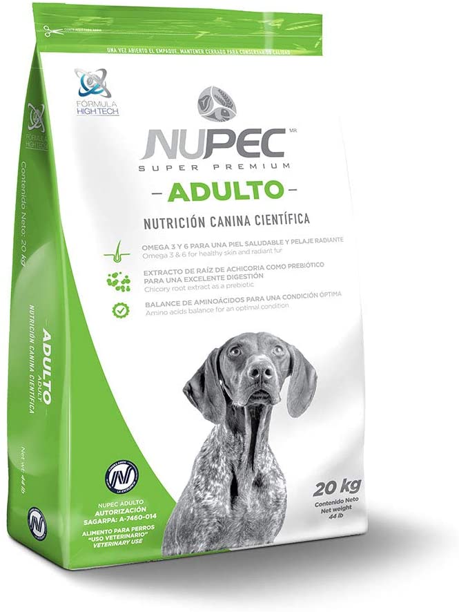 Comida para perro adulto Nupec 20 kg