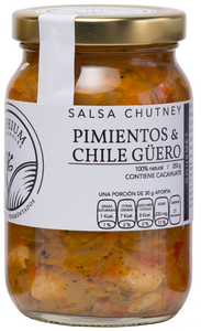 Salsa Chutney Pimientos & Chile guero (Silphium) 255 g