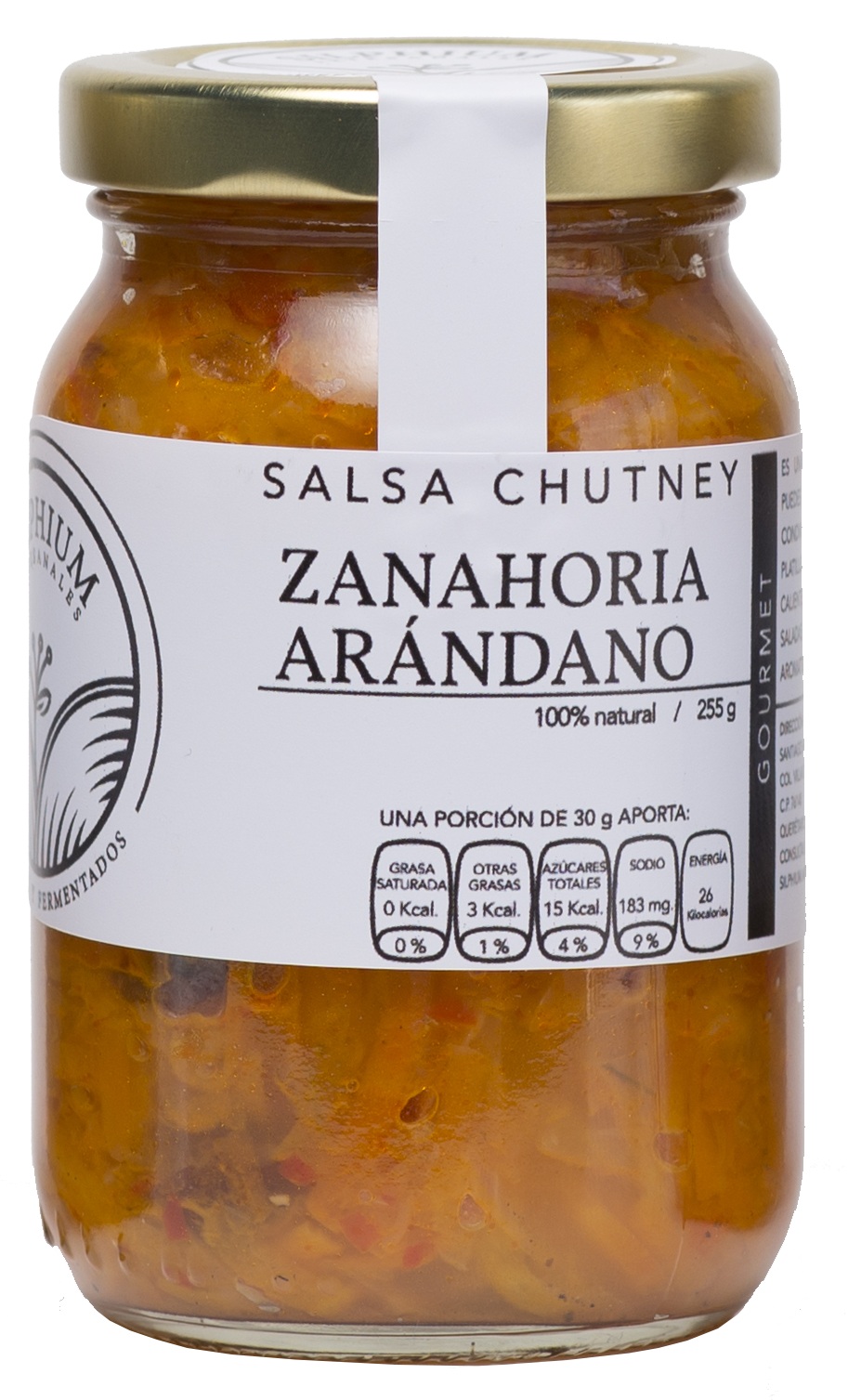 Salsa Chutney Zanahoria Arándano (Silphium) 255 g