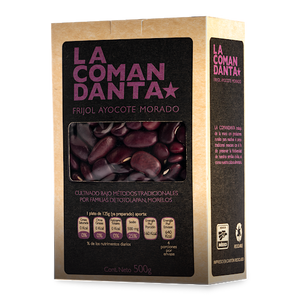 Frijol ayocote morado La comandanta 500 g