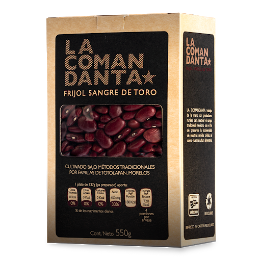 Frijol sangre de toro La comandanta 550 g