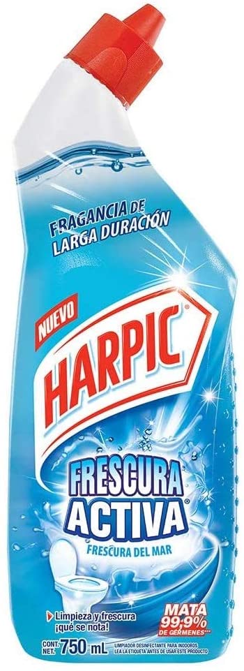 Limpiador de baños Harpic frescura activa 750 ml