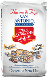 Harina de trigo Tres Estrellas 1 kg