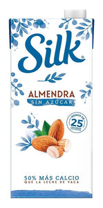 Leche de almendras s/azúcar Silk 1 lt