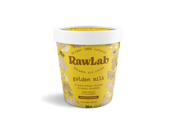Helado saludable RawLab sabor leche dorada