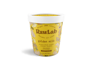 Helado saludable RawLab sabor leche dorada