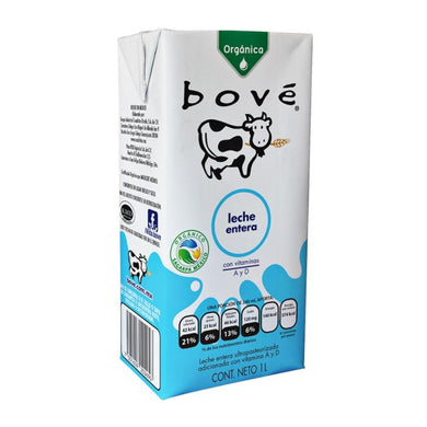 Leche orgánica Bové 1 lt