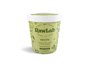 Helado saludable RawLab sabor matcha