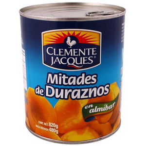Mitades de duraznos Clemente Jacques 820 g