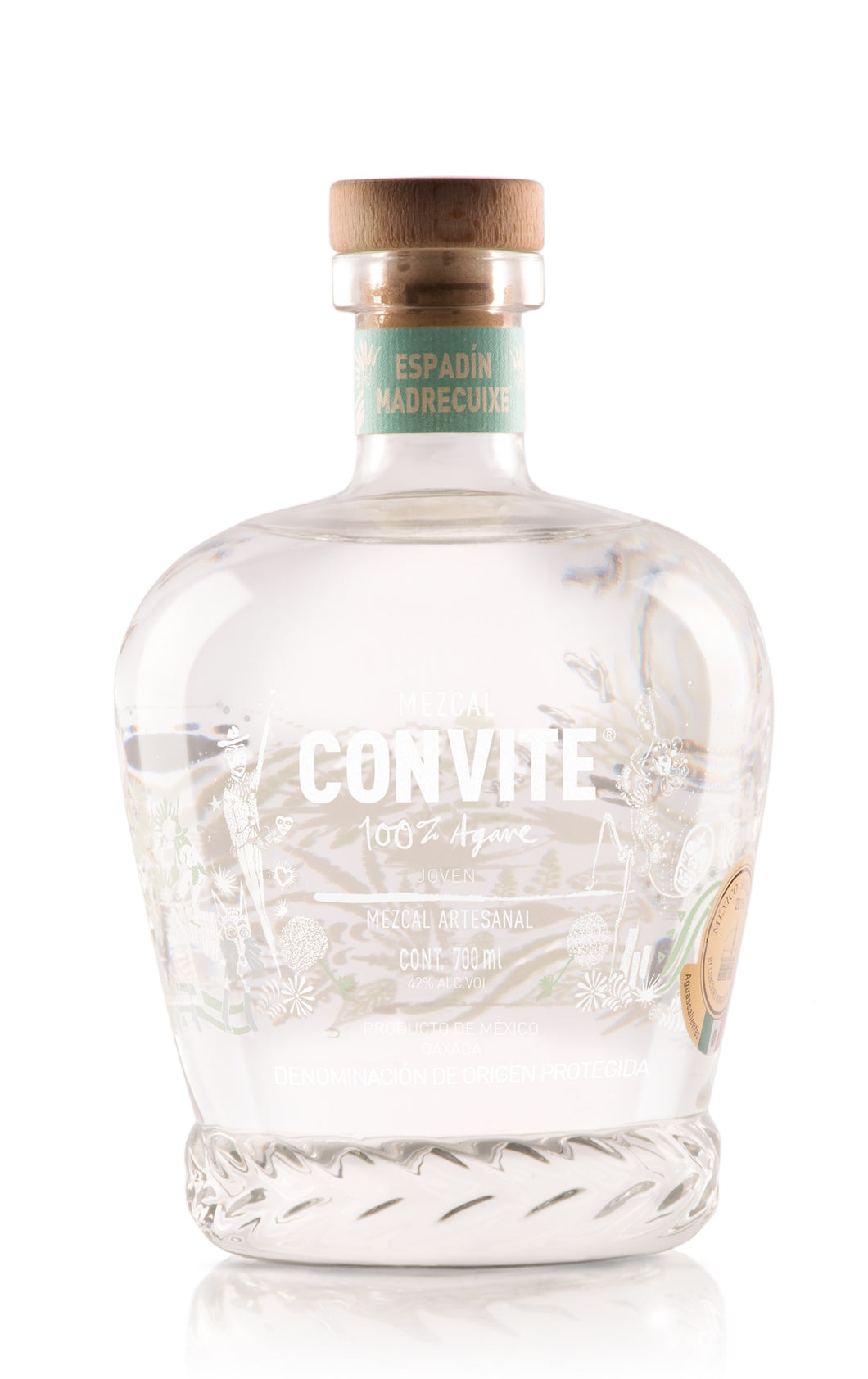 Mezcal Convite Ensamble Espadín-Madrecuixe, Oaxaca 700 ml
