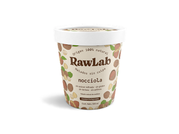 Helado saludable RawLab sabor nocciola