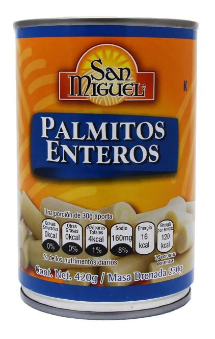 Palmitos enteros San miguel 420 g