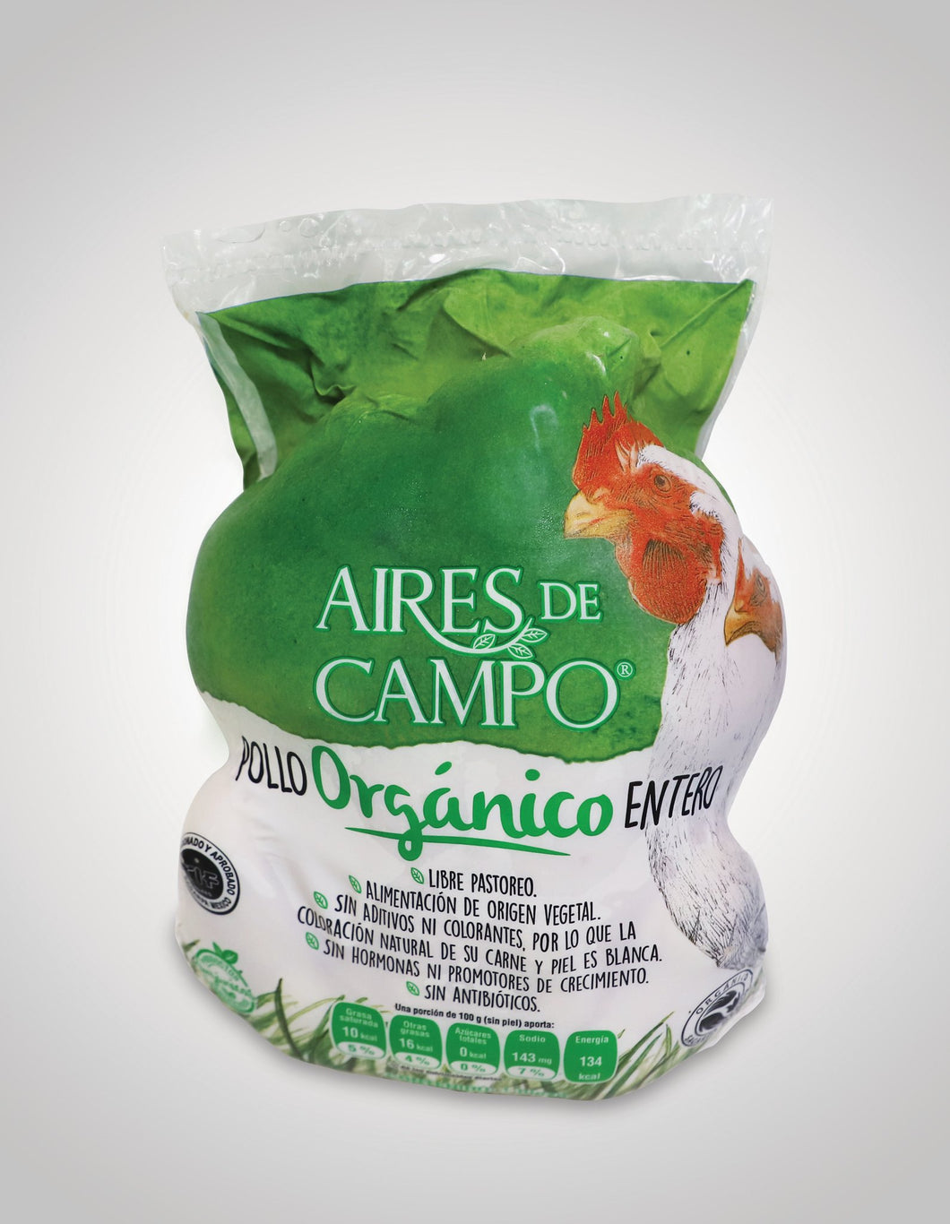 Pollo orgánico entero Aires de Campo