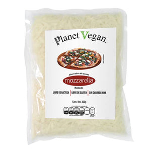 Queso vegano tipo mozzarella rallado Planet Vegan 300 g