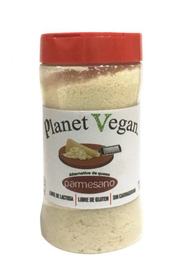Queso vegano tipo parmesano rallado Planet Vegan 180 g