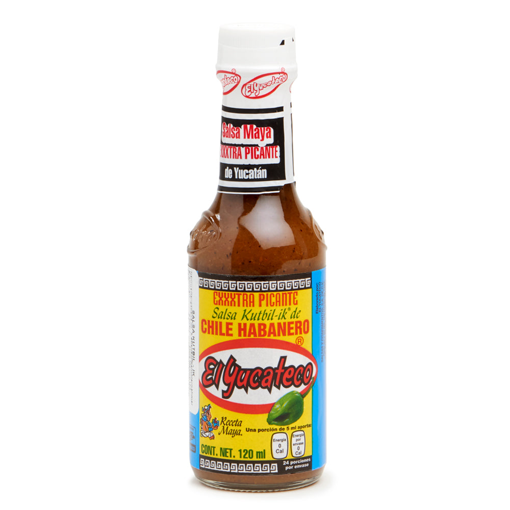 Salsa kutbil-ik de chile habanero El Yucateco 120 ml