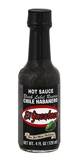 Salsa negra de chile habanero El Yucateco 120 ml