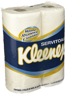 Servitoalla Kleenex paq. c/2 rollos 72 hojas c/u
