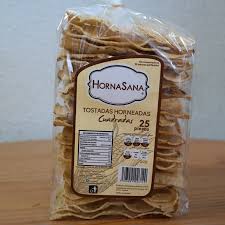 Tostada Hornasana cuadrada c/25 pzas