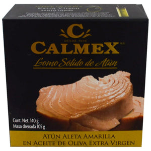 Atún aleta amarilla lomo sólido Calmex 140 g