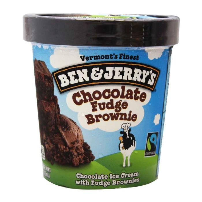 Helado Ben and Jerrys chocolate fudge brownie 473 ml