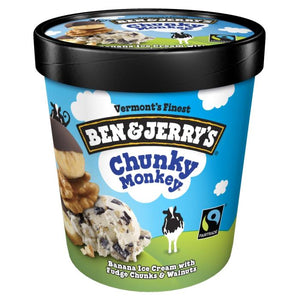 Helado Ben and Jerrys Chunky Monkey 473 ml