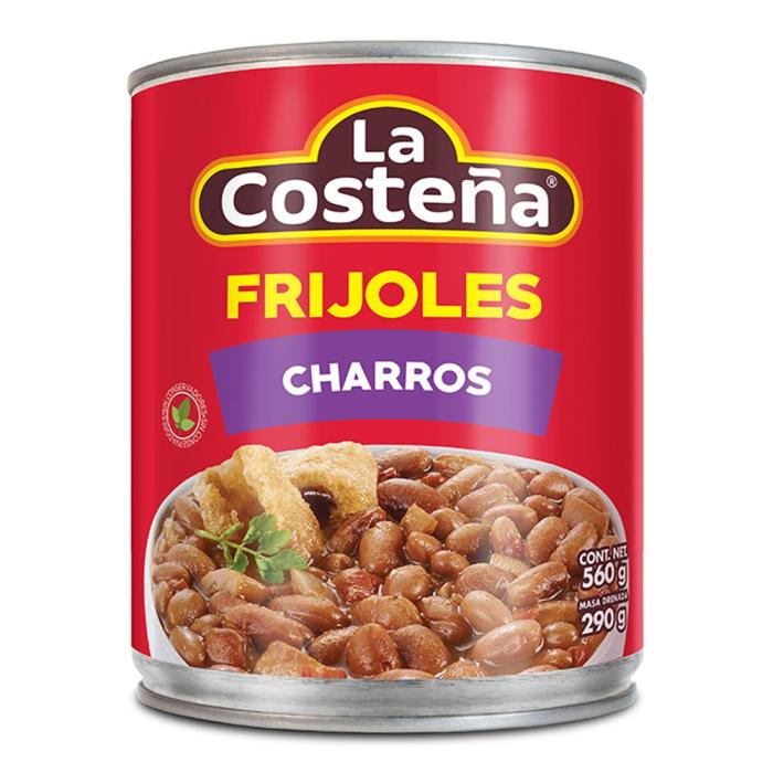 Frijoles charros La Costeña en lata 560 g