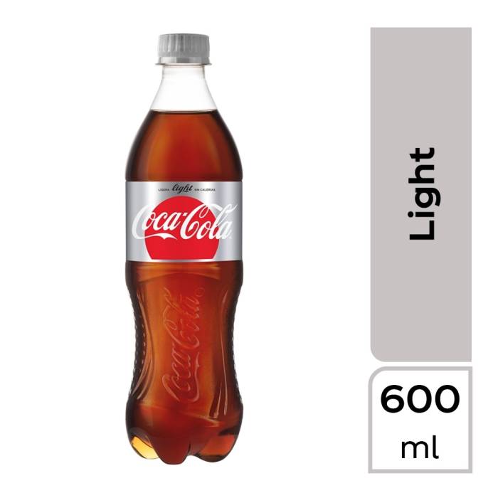 Refresco Coca cola light 600 ml