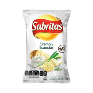 Papas Sabritas crema y especias 170 g