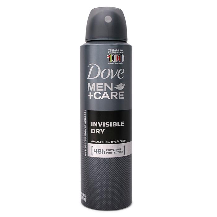 Antitranspirante Dove Men+Care invisible dry en aerosol para caballero 89 g