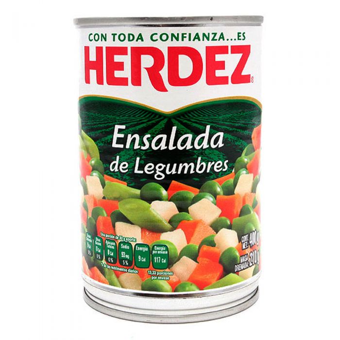 Ensalda de legumbres Herdez lata 400g