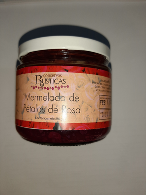 Mermelada de pétalos de rosa Conservas Rústicas 250 g