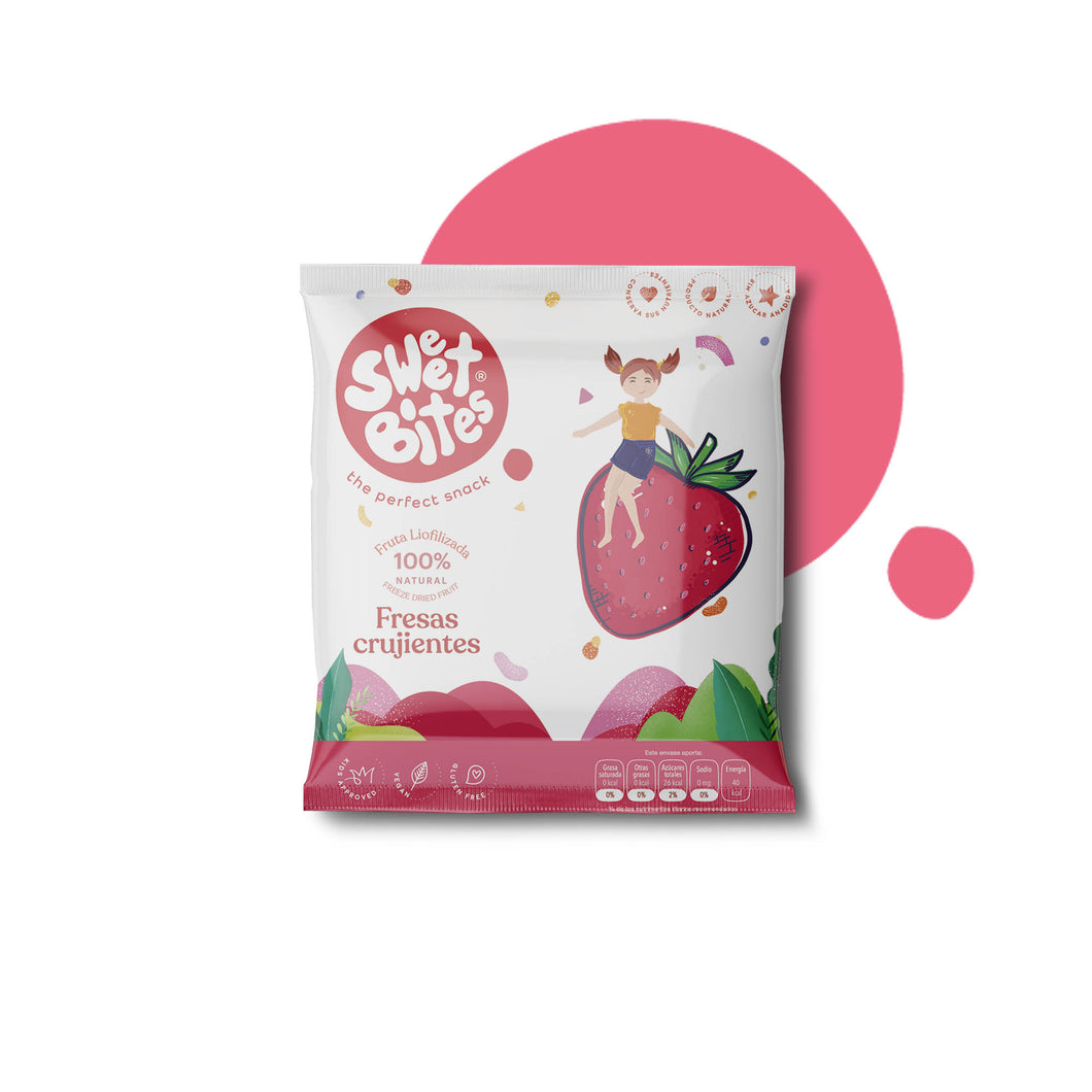 Fresas liofilizadas Sweet Bites bolsa 15 gramos