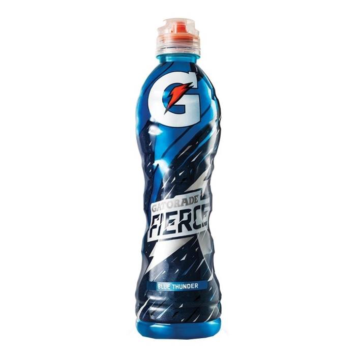 Bebida Gatorade fierce blue thunder 600 ml