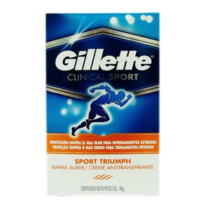 Antitranspirante Gillette Clinical Sport sport triumph en barra para caballero 48 g