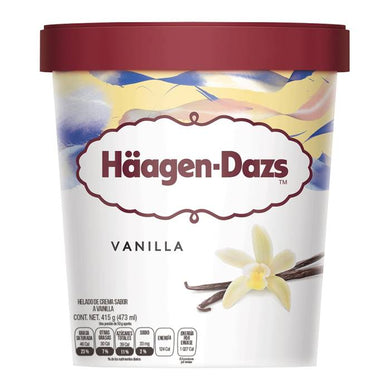 Helado Haagen Dazs vainilla 473 ml