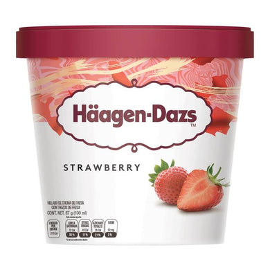 Helado Haagen Dazs fresa 100 ml