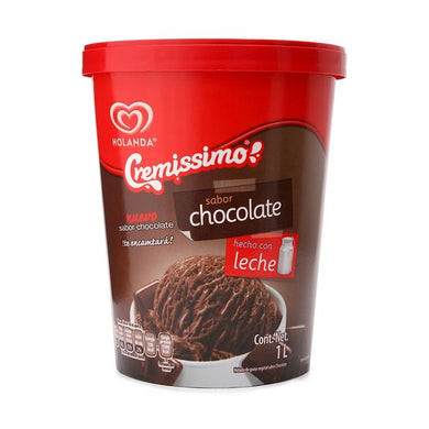 Helado Holanda Cremissimo sabor chocolate 1 l