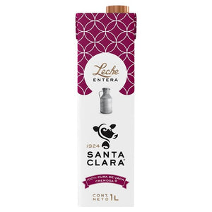 Leche entera Santa Clara 1l