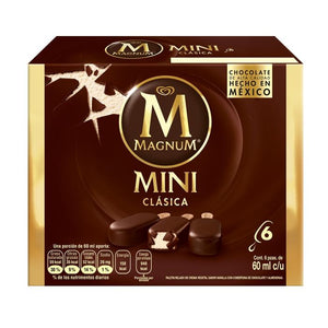 Paleta helada Holanda Magnum mini clásica 6 pzas 60 ml c/u