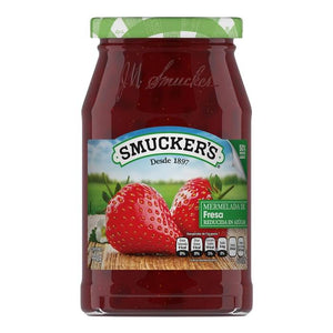 Mermelada Smucker's de fresa reducida en azúcar 440 g