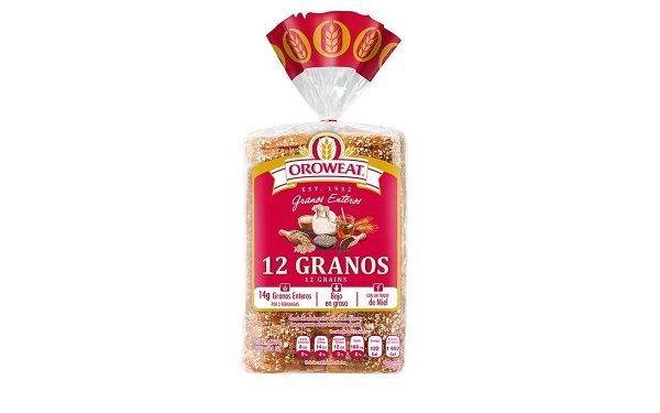 Pan integral 12 granos Oroweat 680 g