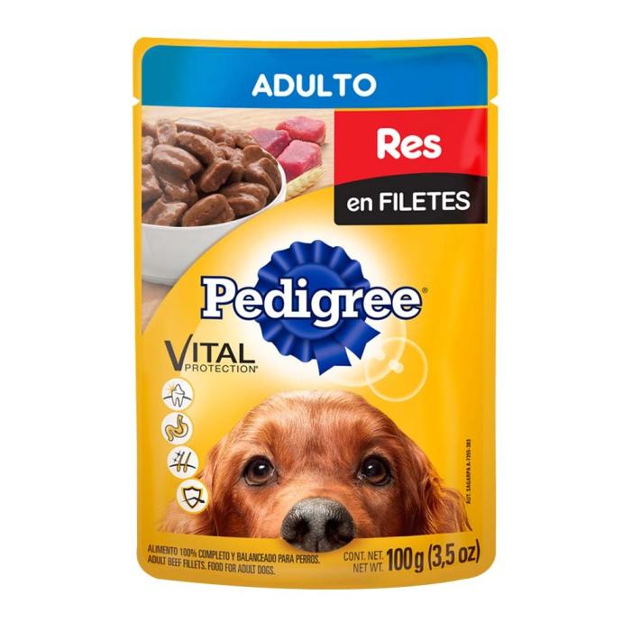 Alimento para Perro Pedigree Res Adulto 100 g