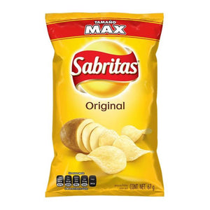 Sabritas original con sal tamaño max 67 g