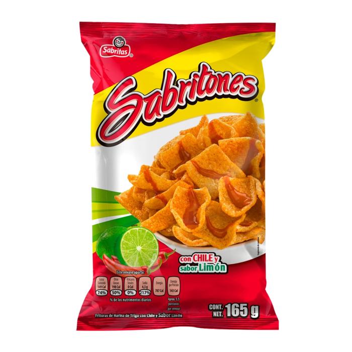Sabritones con chile y sabor limón 165 g