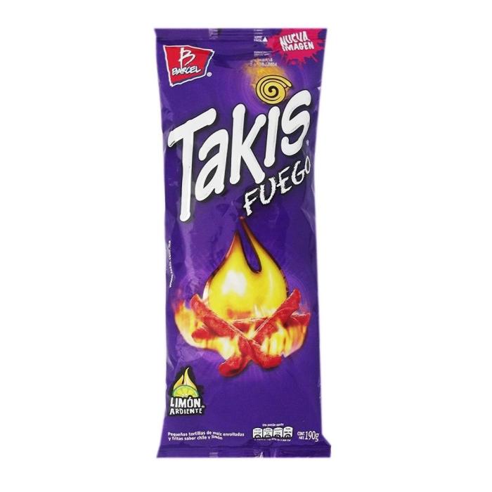 Takis Fuego sabor limón ardiente 190 g