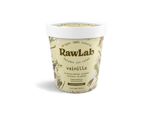 Helado saludable RawLab sabor vainilla